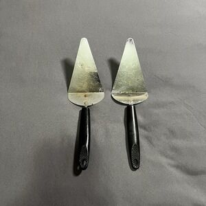 Vintage Ekco Pie Server Stainless Steel with Black Plastic Handle Made in USA